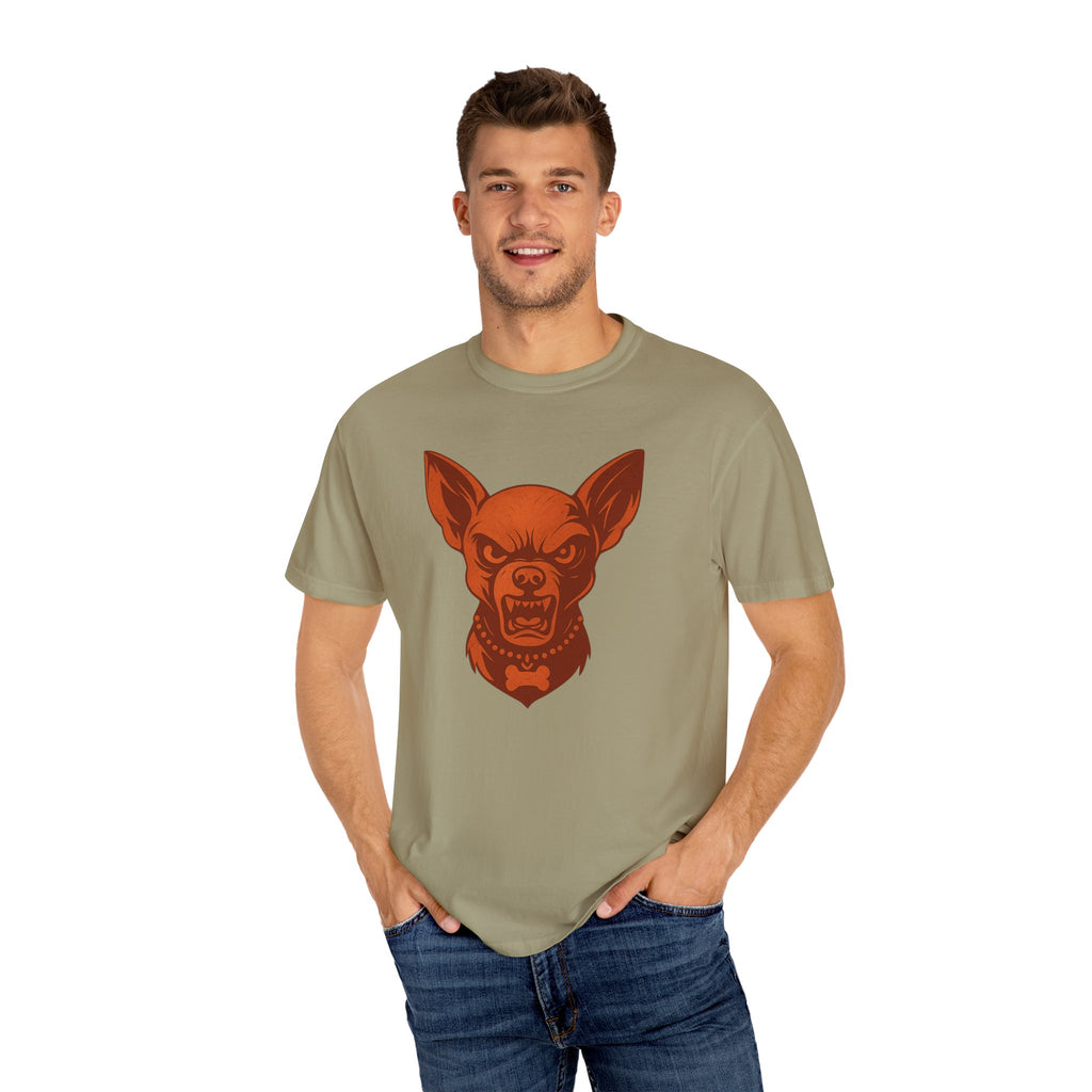 Angry Chihuahua Graphic T‑Shirt — Fierce Dog Head Tee
