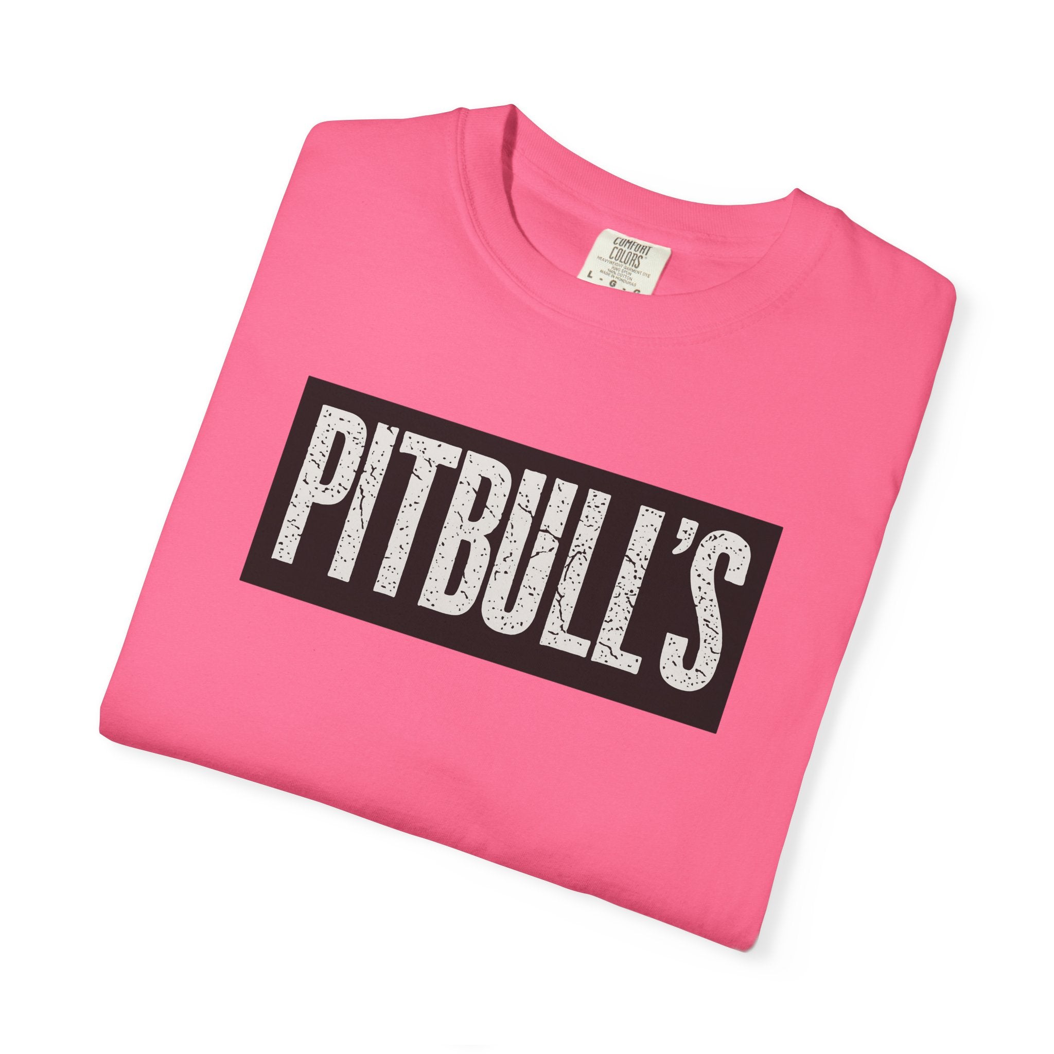 Pitbull's Logo Graphic T-Shirt — Vintage Box Logo Tee for Dog Lovers