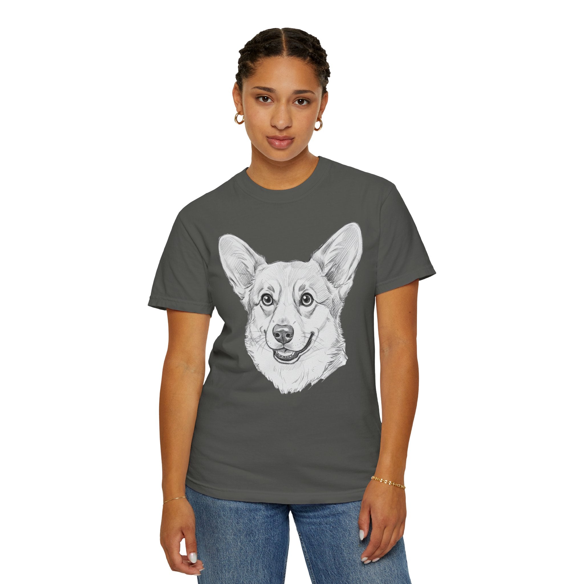 Corgi Lover T-Shirt, Unisex Dog Tee, Short Sleeve Funny Shirt, Pet Lover Gift, Cute Corgi Fashion