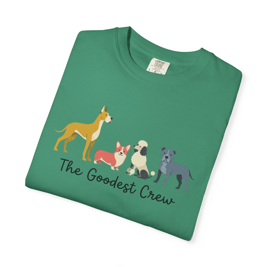 T-Shirt — "The Goodest Crew" Cute Dog Pack Graphic Tee