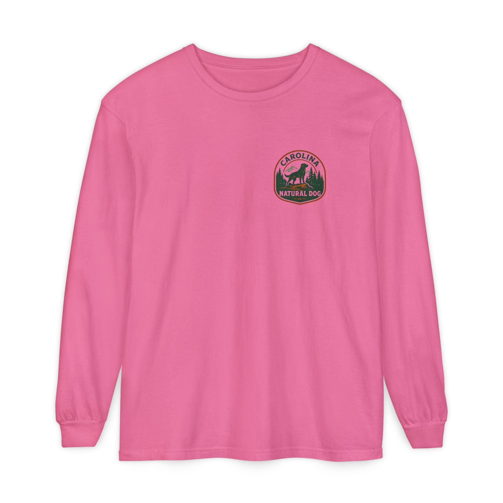 Carolina Natural Dog Long Sleeve Tee — Outdoor Dog Lover Shirt