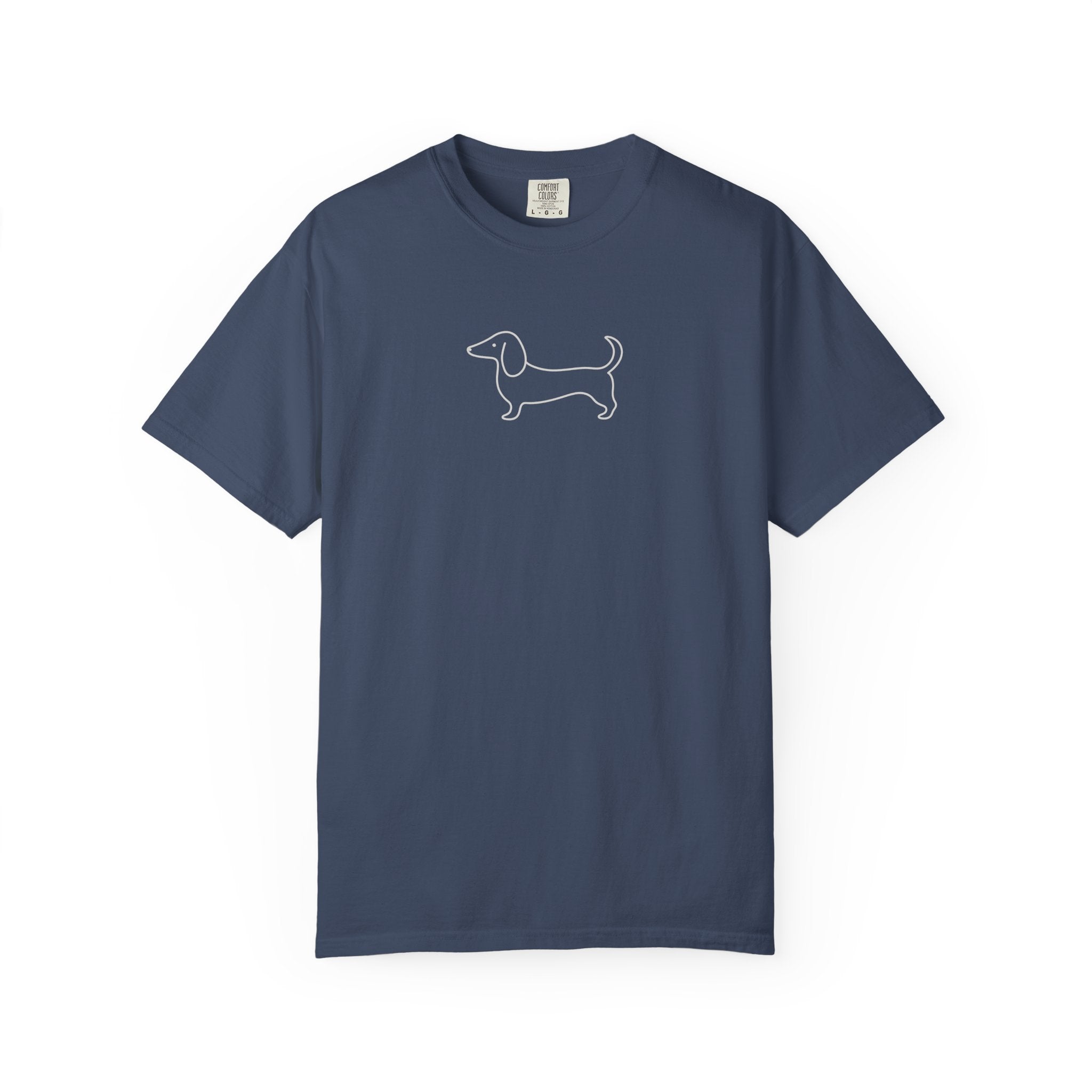Dachshund Outline Tee — Minimal Dog Lover T-Shirt