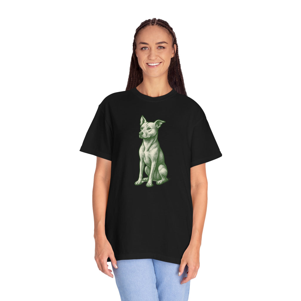 Dog Rescue T-shirt - Detailed Stoic Zen Illustration