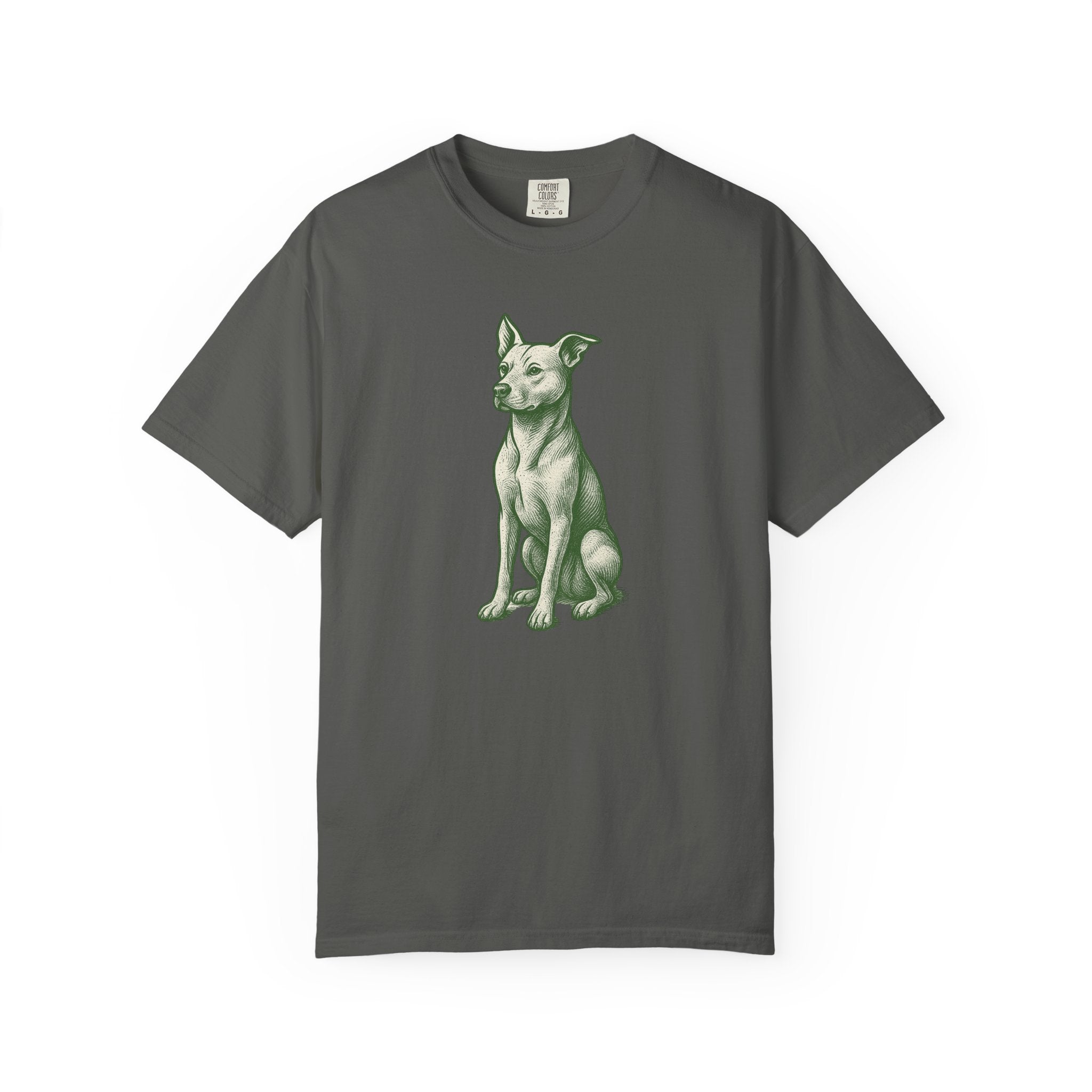 Dog Rescue T-shirt - Detailed Stoic Zen Illustration