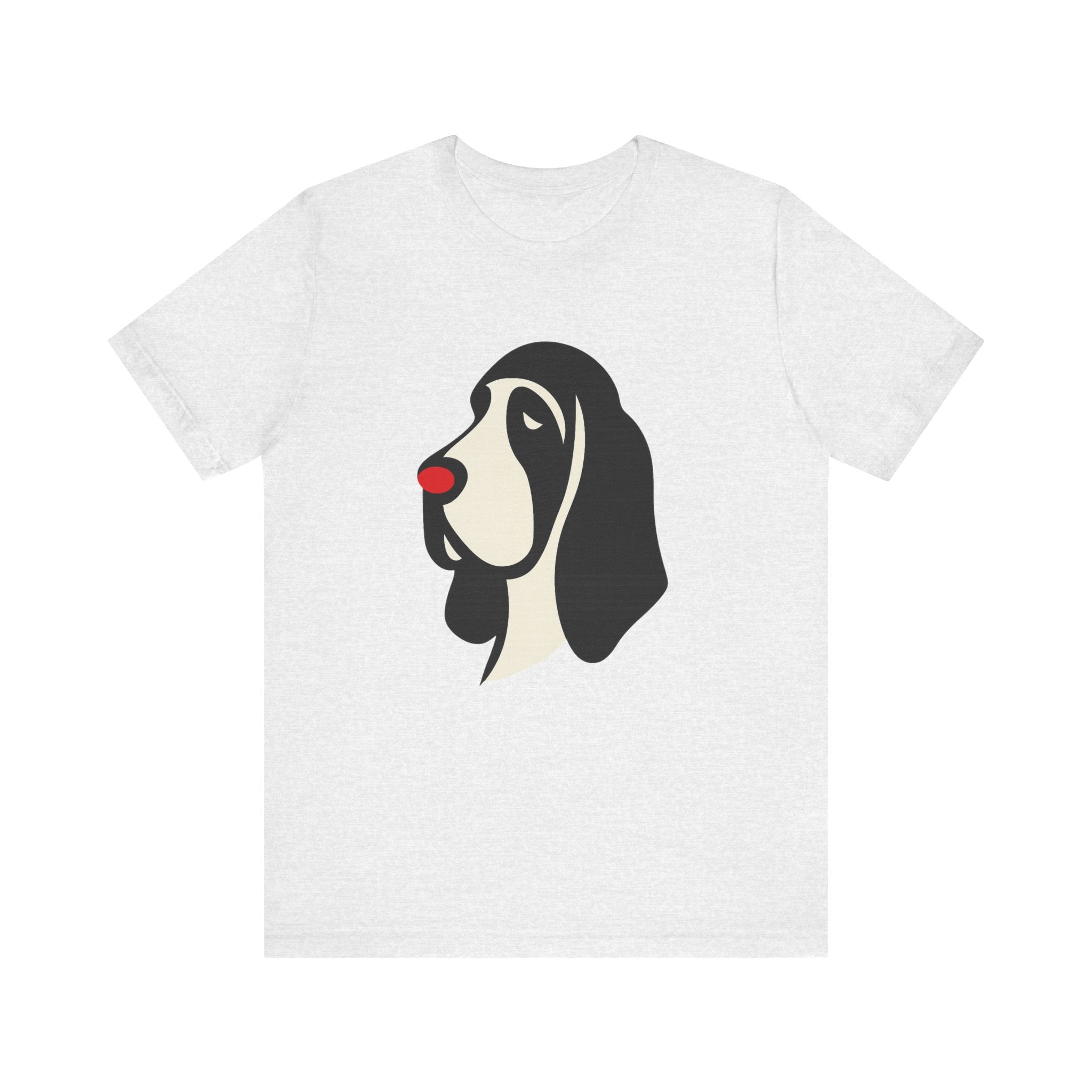 Playful Dog Portrait Tee, Dog Lover Gift, Pet Themed Shirt, Fun Graphic Tee, Animal Lovers Apparel