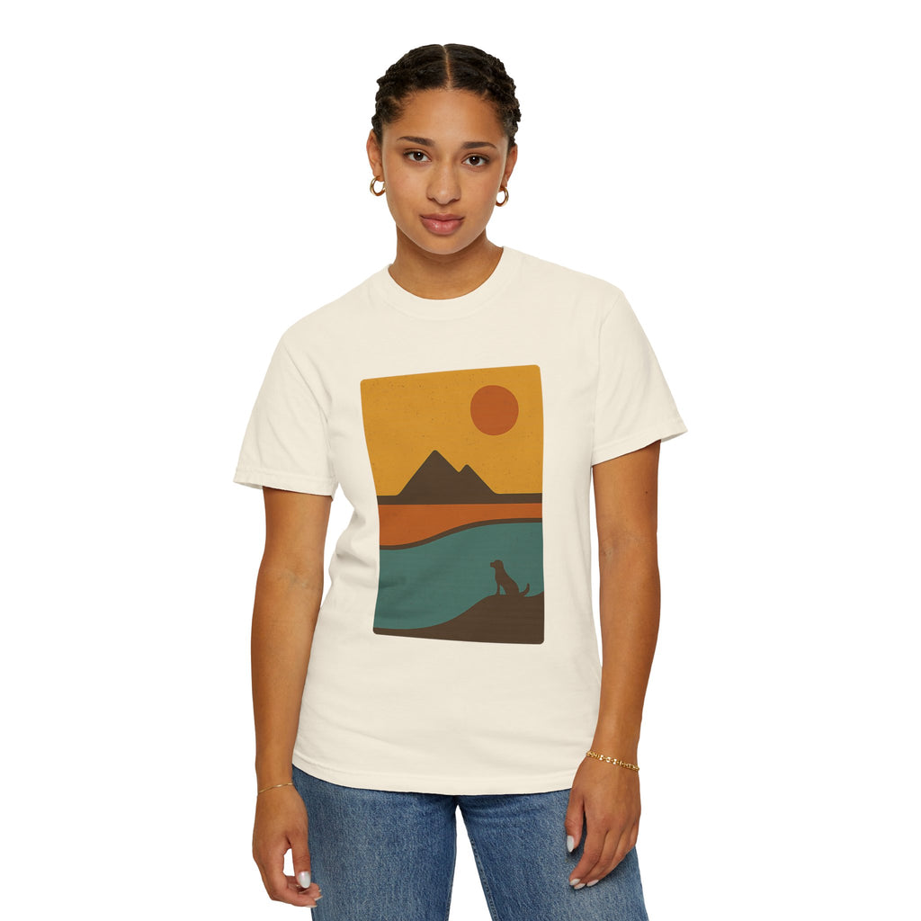 Sunset Landscape Dog T-Shirt