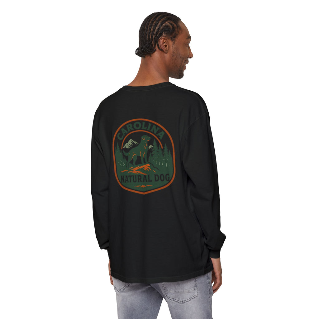 Carolina Natural Dog Long Sleeve Tee — Outdoor Dog Lover Shirt