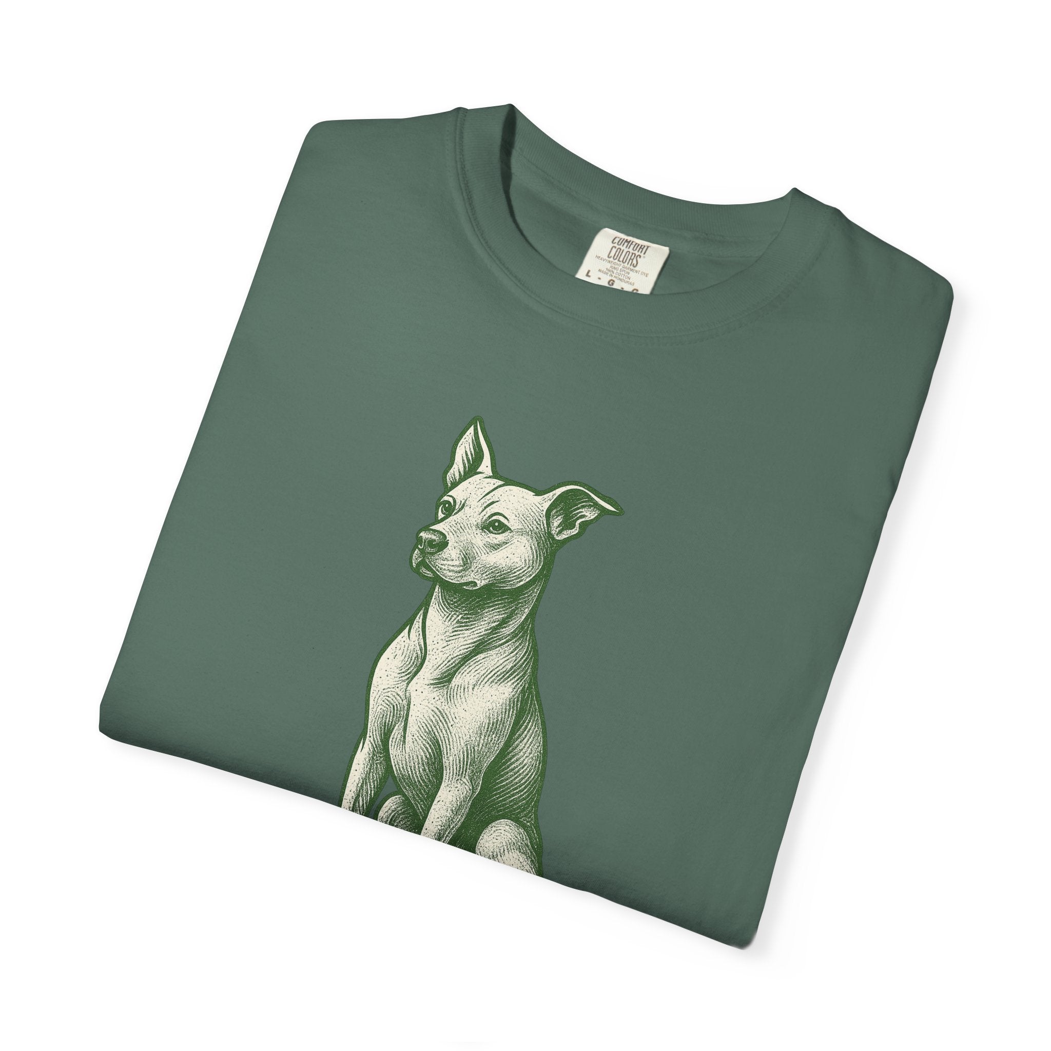 Dog Rescue T-shirt - Detailed Stoic Zen Illustration