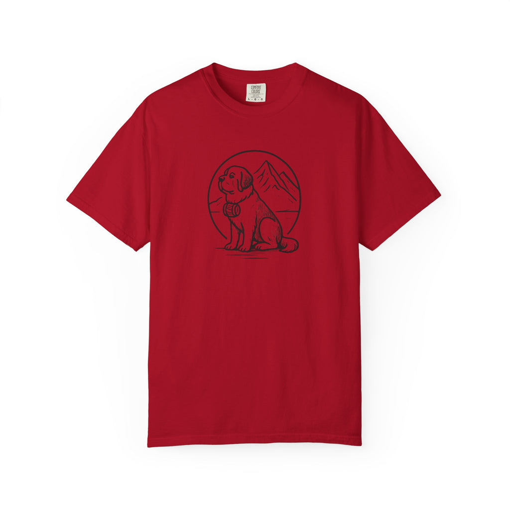 Dog Lover's Unisex Garment-Dyed T-Shirt - Casual Wear for Pet Enthusiasts