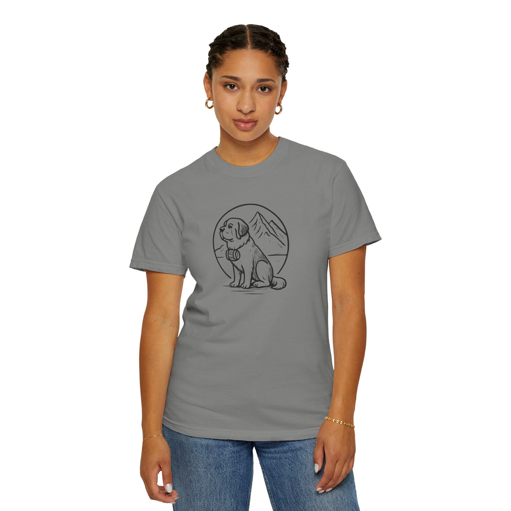 Dog Lover's Unisex Garment-Dyed T-Shirt - Casual Wear for Pet Enthusiasts