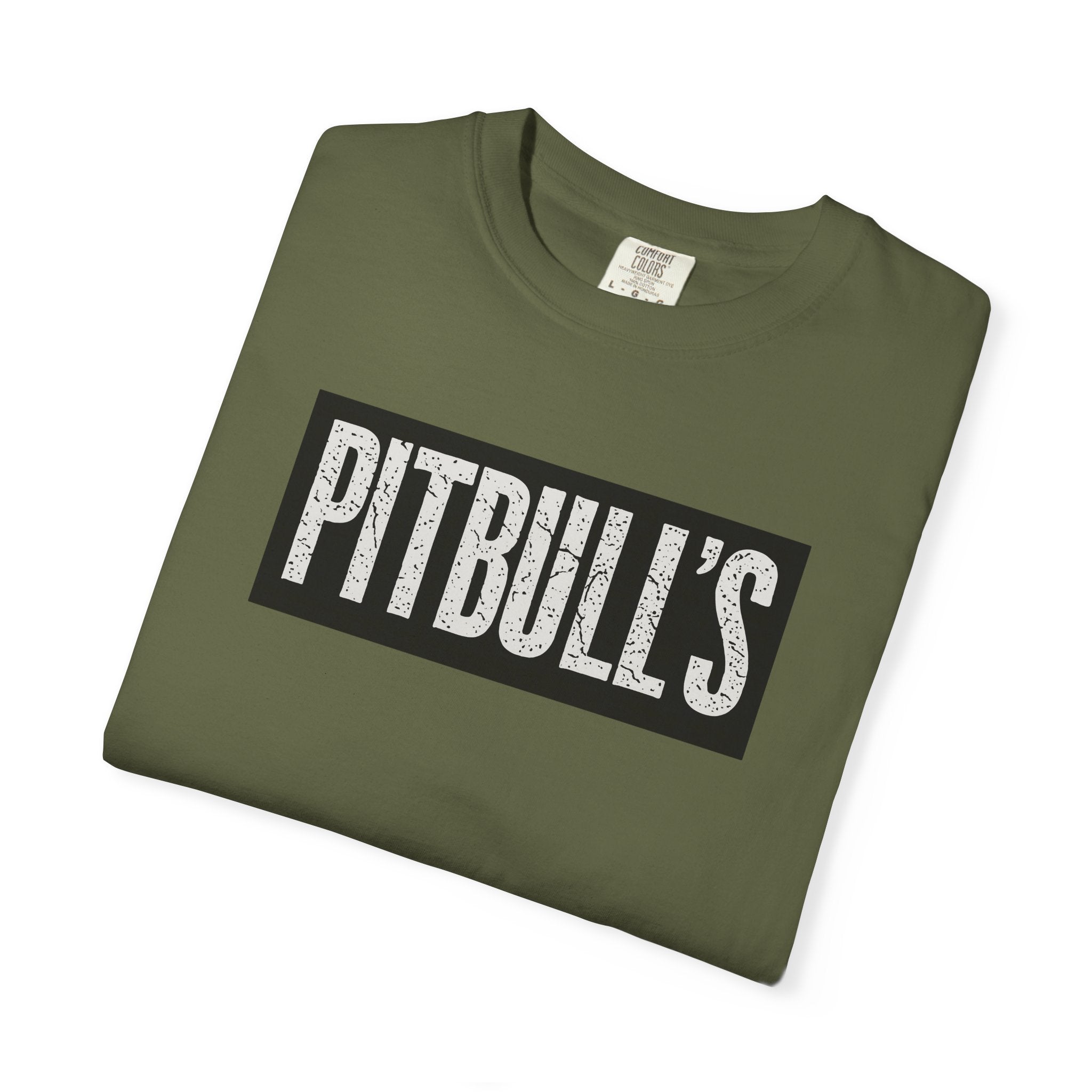Pitbull's Logo Graphic T-Shirt — Vintage Box Logo Tee for Dog Lovers