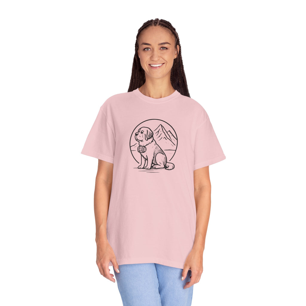 Dog Lover's Unisex Garment-Dyed T-Shirt - Casual Wear for Pet Enthusiasts