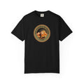 Adventure Mountains T-Shirt — The Trails Less Traveled Patch Graphic