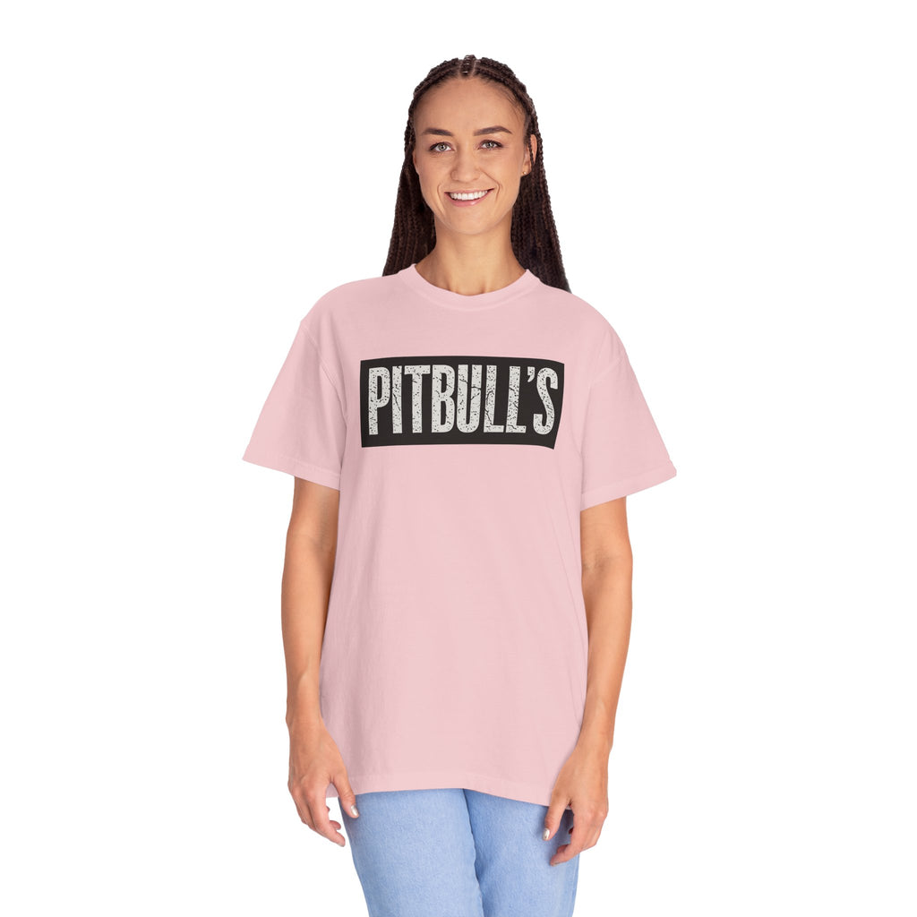 Pitbull's Logo Graphic T-Shirt — Vintage Box Logo Tee for Dog Lovers