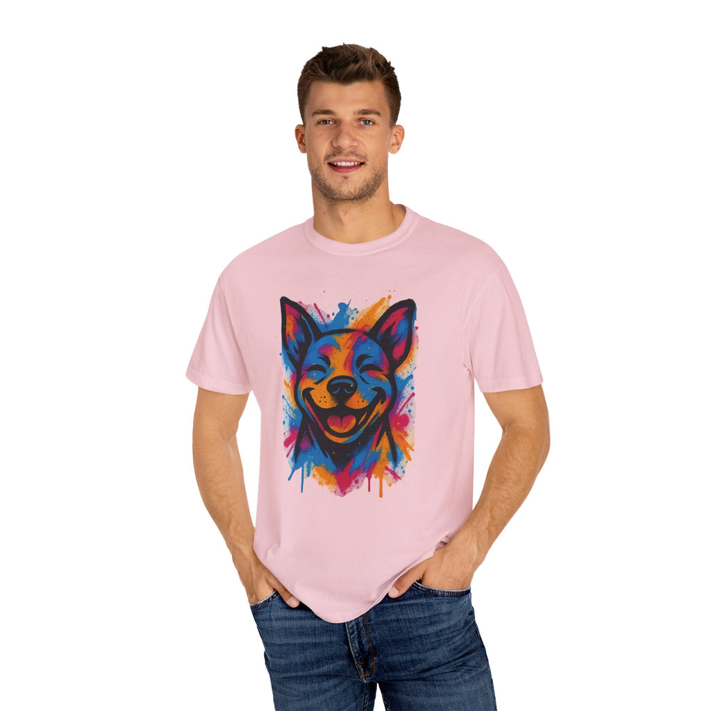 Color Splash Husky T-Shirt — Vibrant Watercolor Dog Tee
