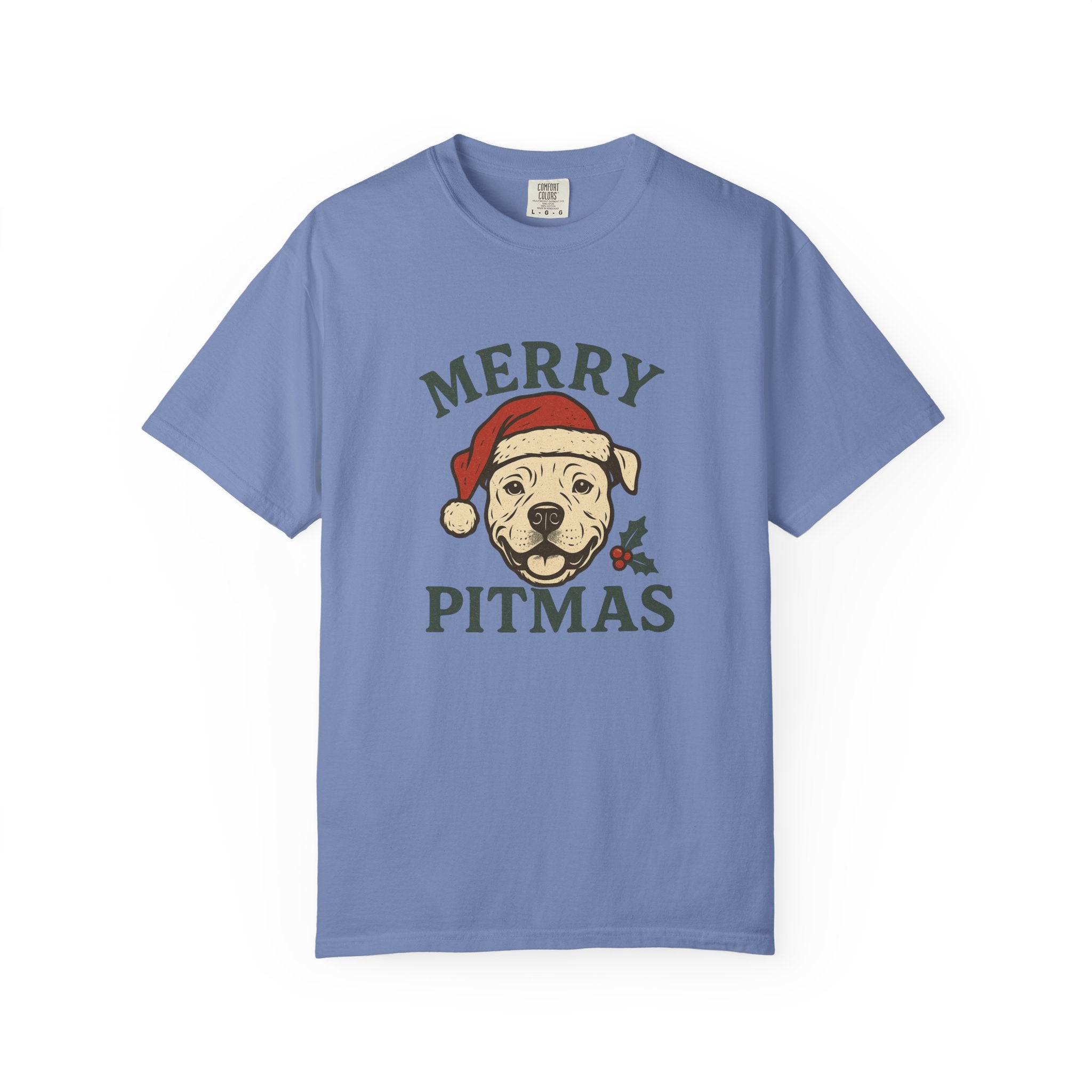 Merry Pitmas T-Shirt for Dog Lovers