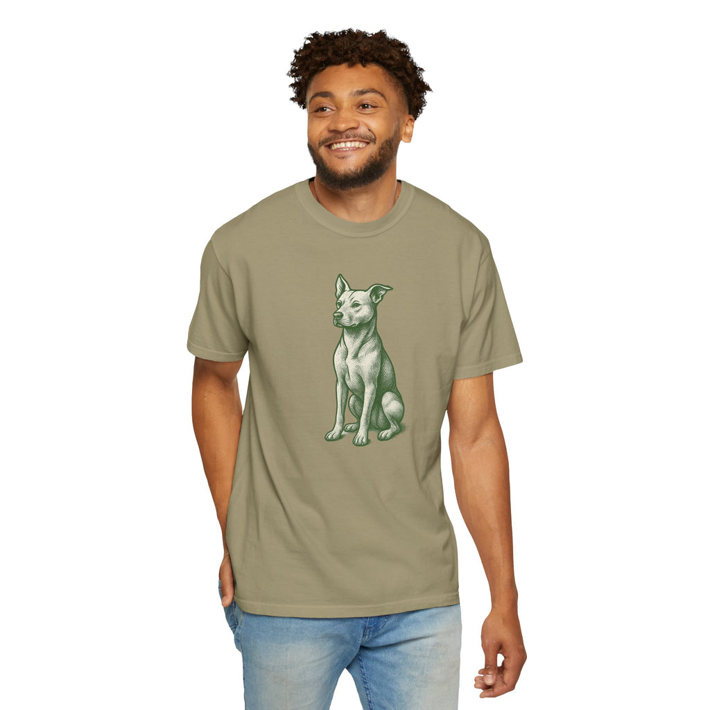 Dog Rescue T-shirt - Detailed Stoic Zen Illustration