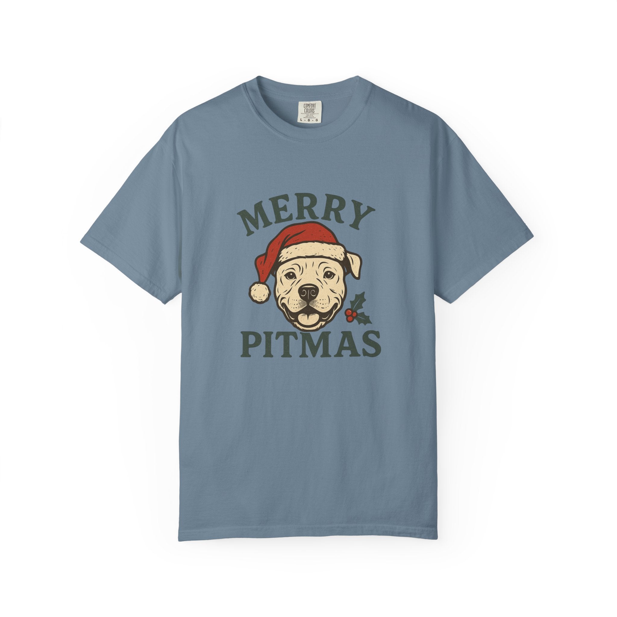 Merry Pitmas T-Shirt for Dog Lovers