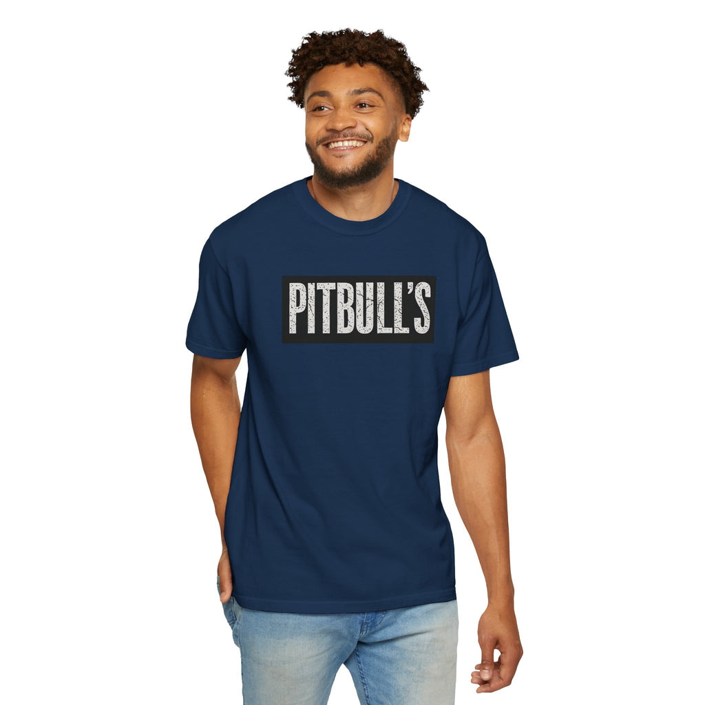 Pitbull's Logo Graphic T-Shirt — Vintage Box Logo Tee for Dog Lovers