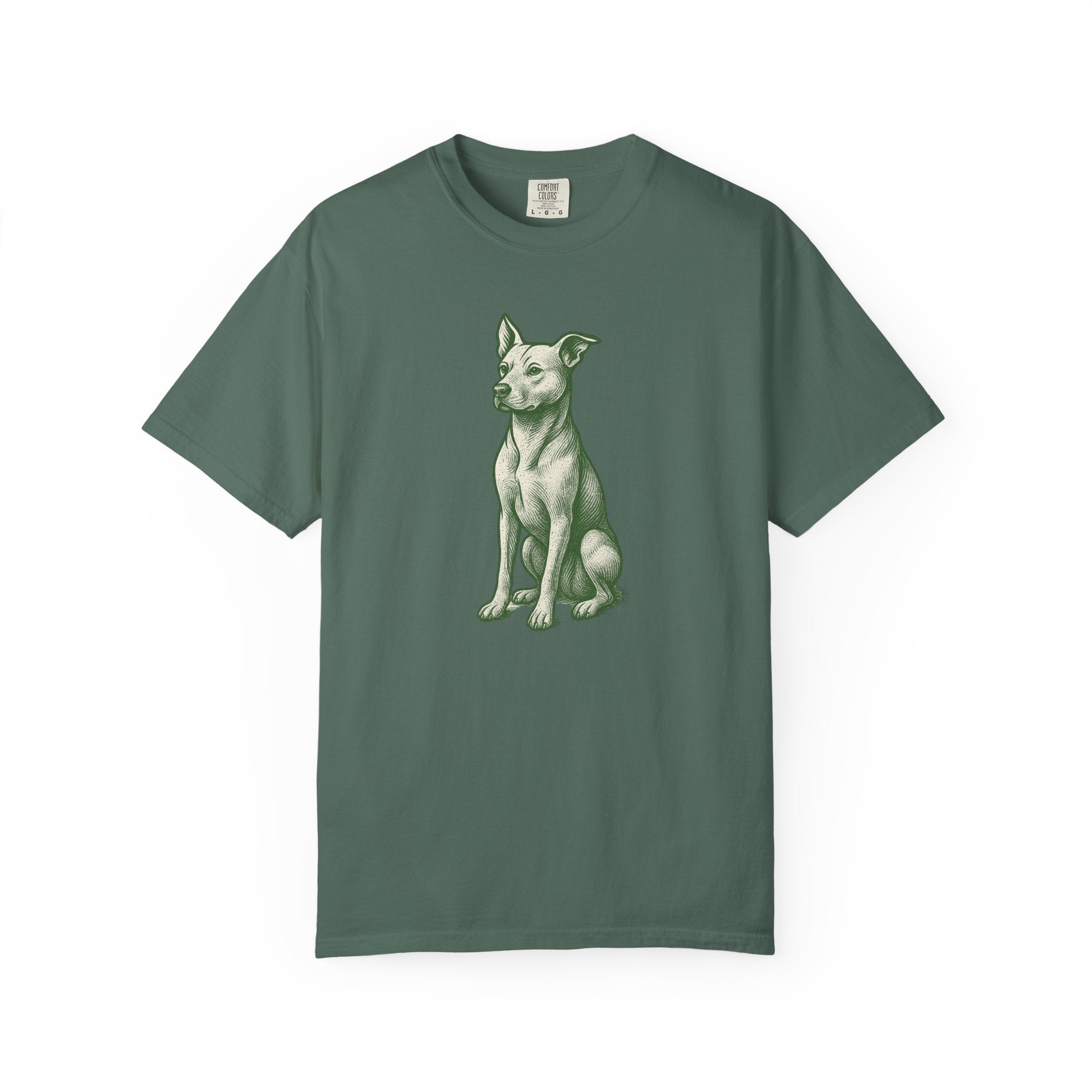 Dog Rescue T-shirt - Detailed Stoic Zen Illustration