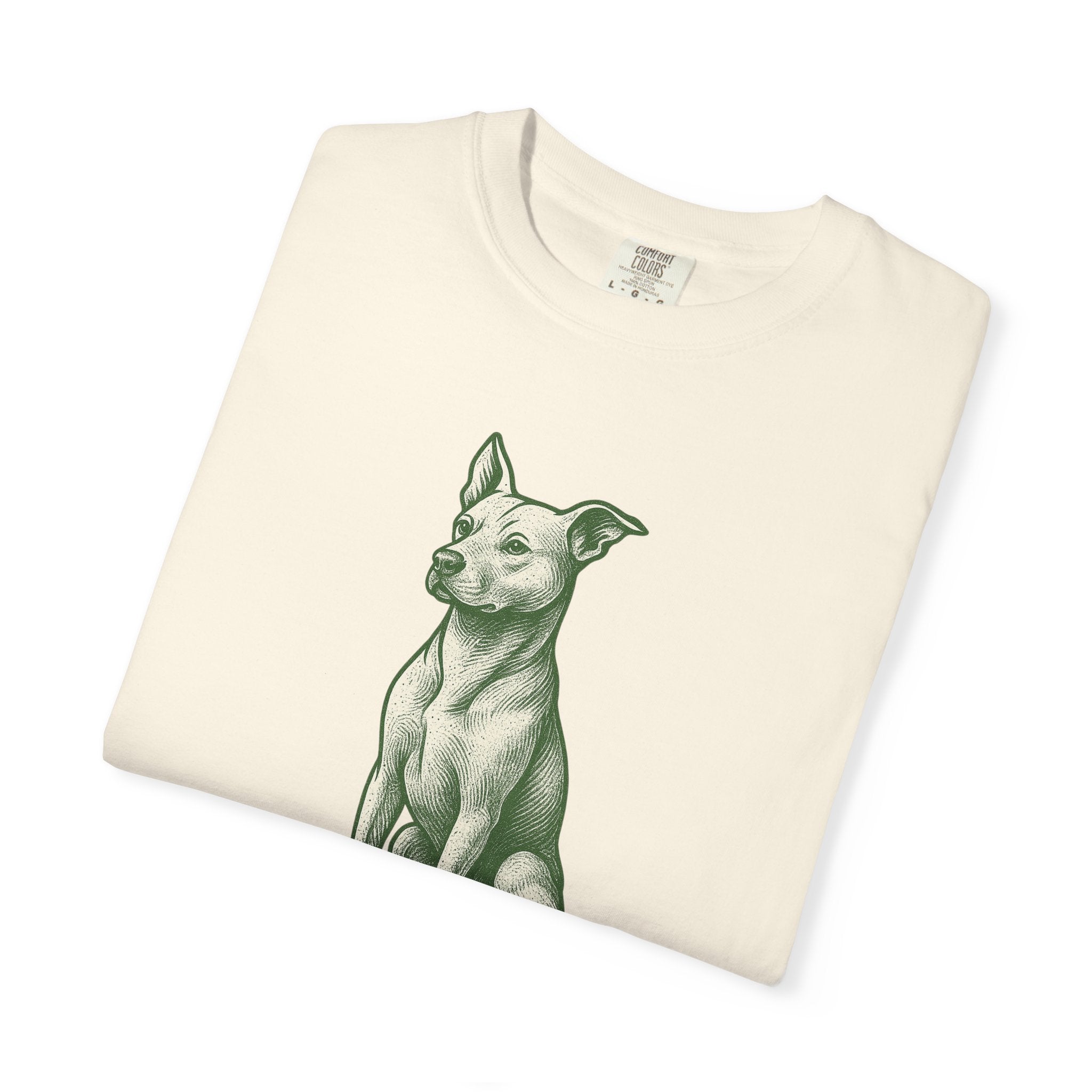 Dog Rescue T-shirt - Detailed Stoic Zen Illustration