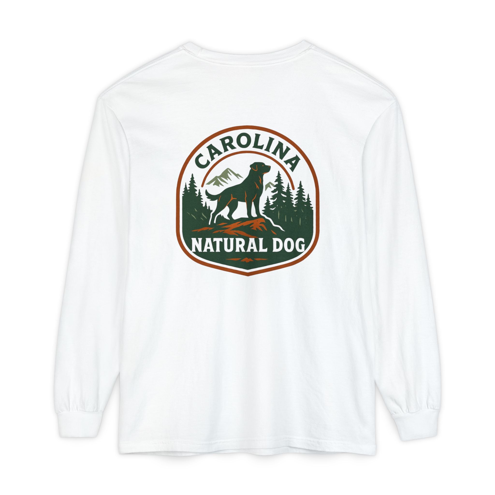Carolina Natural Dog Long Sleeve Tee — Outdoor Dog Lover Shirt